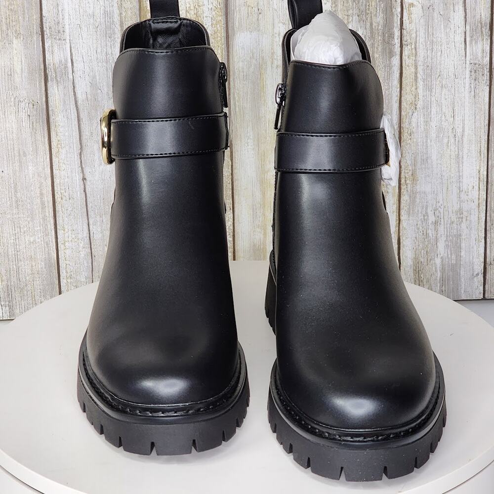 NEW - Giani Bernini Women's Jaynaa Memory Foam Lug Sole Ankle Booties - Size 6 M - Picture 3 of 12